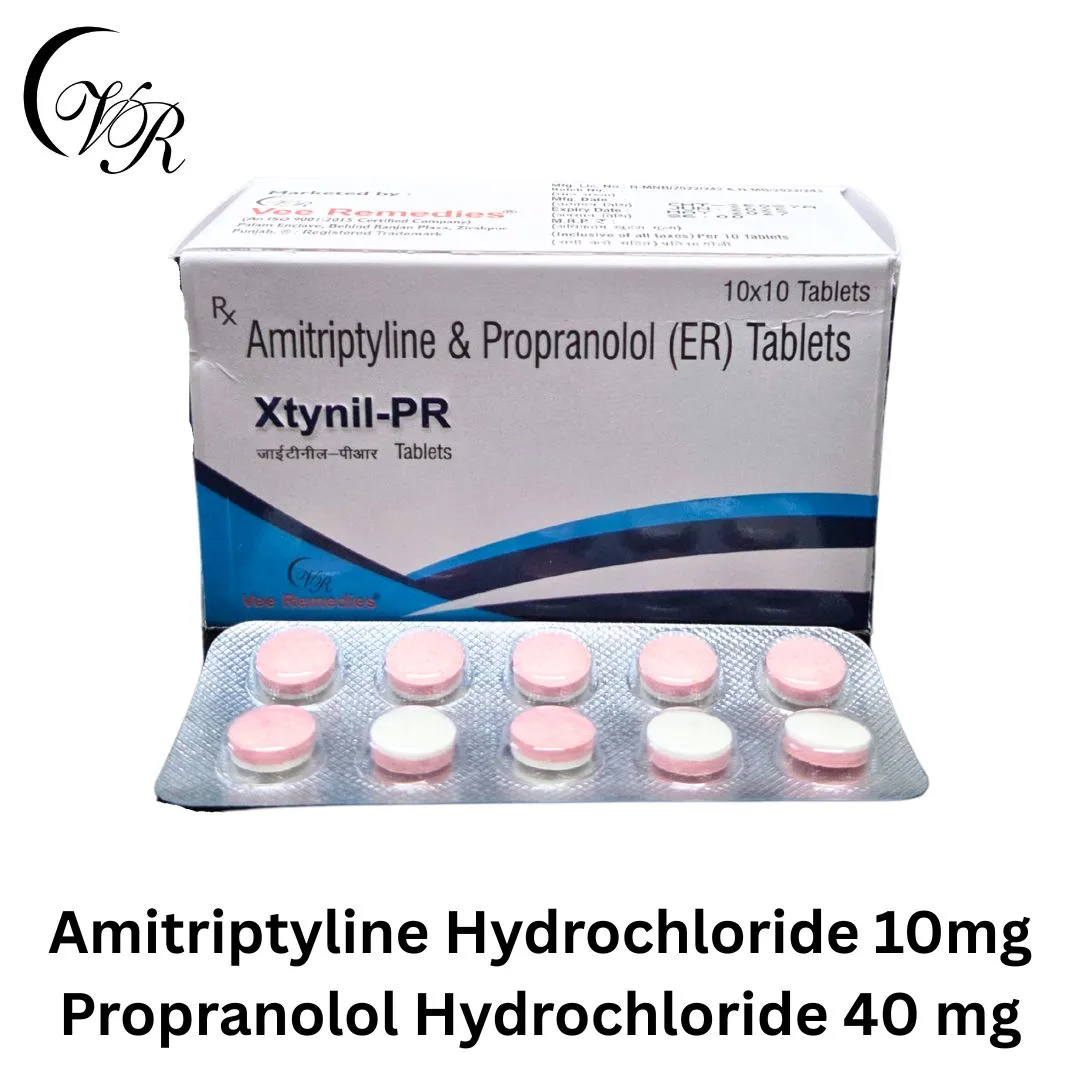 amitriptyline hydrochloride and propranolol hydrochloride