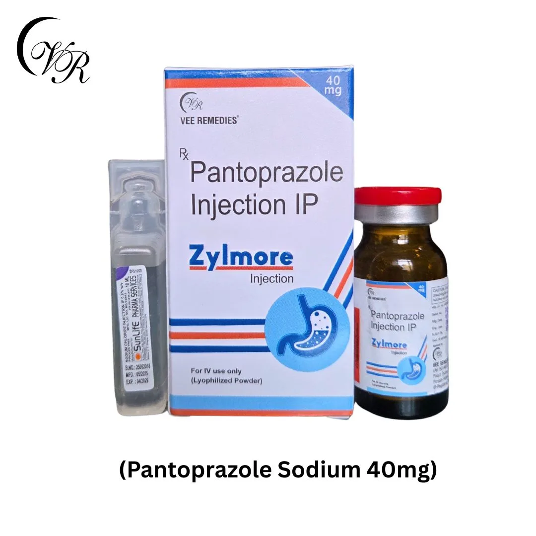 Pantoprazole Sodium 40mg Injection - Vee Remdies