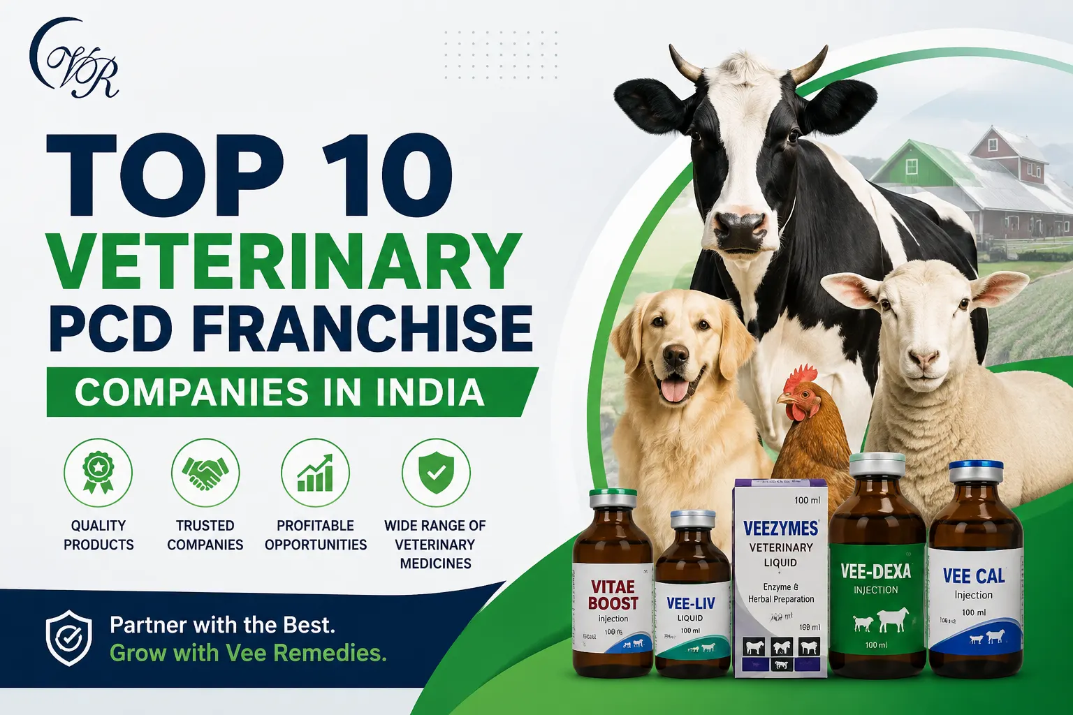 Top 10 Veterinary PCD Franchise Companies in India